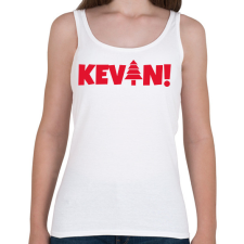 PRINTFASHION KEVIN - Női atléta - Fehér női trikó