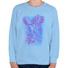 PRINTFASHION Kezdet - Gyerek pulóver - Világoskék gyerek pulóver, kardigán