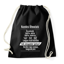 PRINTFASHION kezelési útmutató - Sportzsák, Tornazsák - Fekete tornazsák