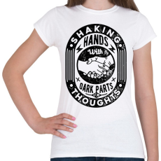 PRINTFASHION Kézfogás - Női póló - Fehér