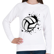 PRINTFASHION Kézilabda  - Női pulóver - Fehér