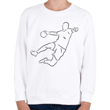 PRINTFASHION Kézilabdázó - Gyerek pulóver - Fehér gyerek pulóver, kardigán