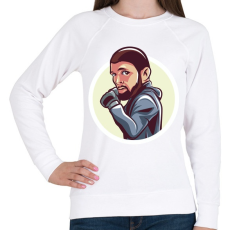 PRINTFASHION Khabib - Női pulóver - Fehér