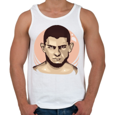PRINTFASHION Khabib Nurmagomedov - Férfi atléta - Fehér