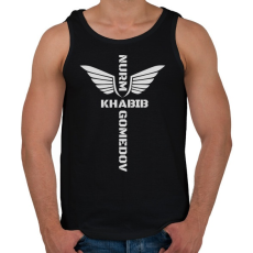 PRINTFASHION Khabib Nurmagomedov - Férfi atléta - Fekete