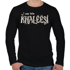 PRINTFASHION Khaleesi páros póló - Férfi hosszú ujjú póló - Fekete férfi póló