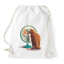 PRINTFASHION Ki a legszebb macska - Sportzsák, Tornazsák - Fehér tornazsák