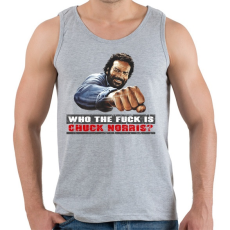 PRINTFASHION Ki az a Chuch Norris? - Férfi atléta - Sport szürke