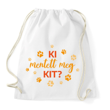 PRINTFASHION Ki mentett meg kit?  - Sportzsák, Tornazsák - Fehér tornazsák