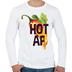 PRINTFASHION Kib*szott csípős paprika - Férfi hosszú ujjú póló - Fehér