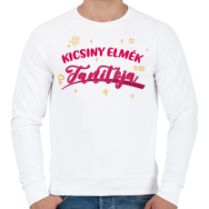 PRINTFASHION Kicsiny elmék tanítója - Férfi pulóver - Fehér