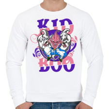 PRINTFASHION KID BOO - DBZ - Férfi pulóver - Fehér férfi pulóver, kardigán