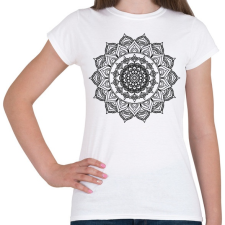 PRINTFASHION Kifesthető mandala minta2. - Női póló - Fehér női póló