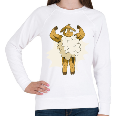 PRINTFASHION Kigyúrt bárány - Női pulóver - Fehér