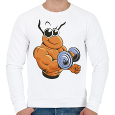 PRINTFASHION Kigyúrt hangya - Férfi pulóver - Fehér