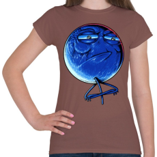 PRINTFASHION Kihívás elfogadva - Női póló - Mogyoróbarna