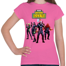 PRINTFASHION Killer squad Fortnite - Női póló - Rózsaszín női póló