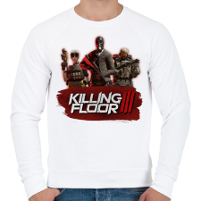 PRINTFASHION Killing Floor 3 - Férfi pulóver - Fehér férfi pulóver, kardigán