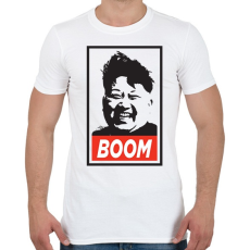 PRINTFASHION Kim Jong Boom - Férfi póló - Fehér