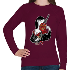 PRINTFASHION Kínai hercegnő - Női pulóver - Bordó női pulóver, kardigán