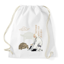 PRINTFASHION Kínai közmondás - Sportzsák, Tornazsák - Fehér tornazsák