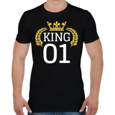 PRINTFASHION KING 01 - Férfi póló - Fekete férfi póló