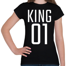 PRINTFASHION KING 01 - Női póló - Fekete női póló