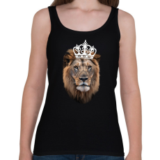 PRINTFASHION King fehér - Női atléta - Fekete