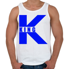 PRINTFASHION KING - Férfi atléta - Fehér