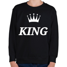 PRINTFASHION King - Gyerek pulóver - Fekete gyerek pulóver, kardigán
