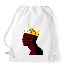 PRINTFASHION King Jordan - Sportzsák, Tornazsák - Fehér tornazsák