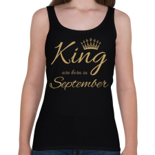 PRINTFASHION king - Női atléta - Fekete női trikó