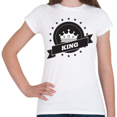 PRINTFASHION King - Női póló - Fehér