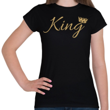 PRINTFASHION King - Női póló - Fekete női póló
