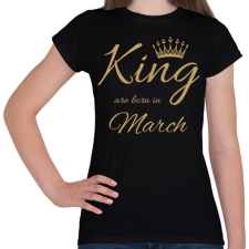 PRINTFASHION king - Női póló - Fekete női póló