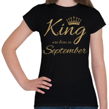 PRINTFASHION king - Női póló - Fekete női póló