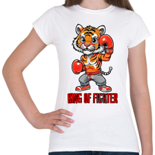 PRINTFASHION King of Fighter - Női póló - Fehér női póló