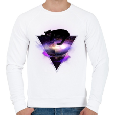 PRINTFASHION King of the known universe - Férfi pulóver - Fehér férfi pulóver, kardigán