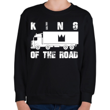 PRINTFASHION King of the road - Gyerek pulóver - Fekete gyerek pulóver, kardigán