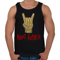 PRINTFASHION King Slayer - Férfi atléta - Fekete