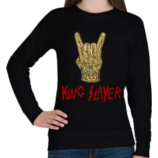 PRINTFASHION King Slayer - Női pulóver - Fekete