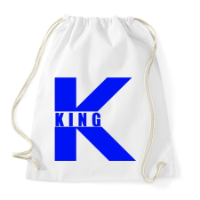 PRINTFASHION KING - Sportzsák, Tornazsák - Fehér tornazsák