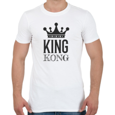 PRINTFASHION KINGKONG - Férfi póló - Fehér