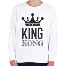 PRINTFASHION KINGKONG - Gyerek pulóver - Fehér