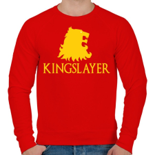 PRINTFASHION Kiralyölő - Férfi pulóver - Piros férfi pulóver, kardigán