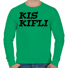 PRINTFASHION Kis kifli - Férfi pulóver - Zöld