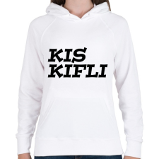 PRINTFASHION Kis kifli - Női kapucnis pulóver - Fehér női pulóver, kardigán