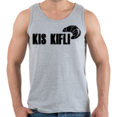 PRINTFASHION Kis Kifli - páros minta - Férfi atléta - Sport szürke