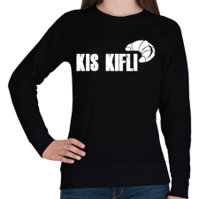 PRINTFASHION kis kifli - páros minta - Női pulóver - Fekete női pulóver, kardigán