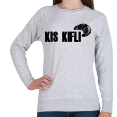 PRINTFASHION Kis Kifli - páros minta - Női pulóver - Sport szürke
